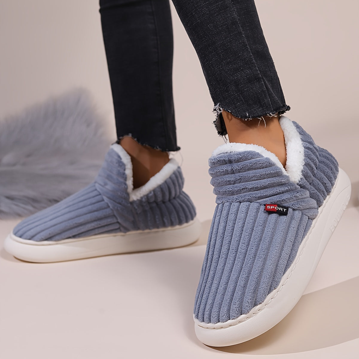 Maja – Comfortable Winter Fur Slippers