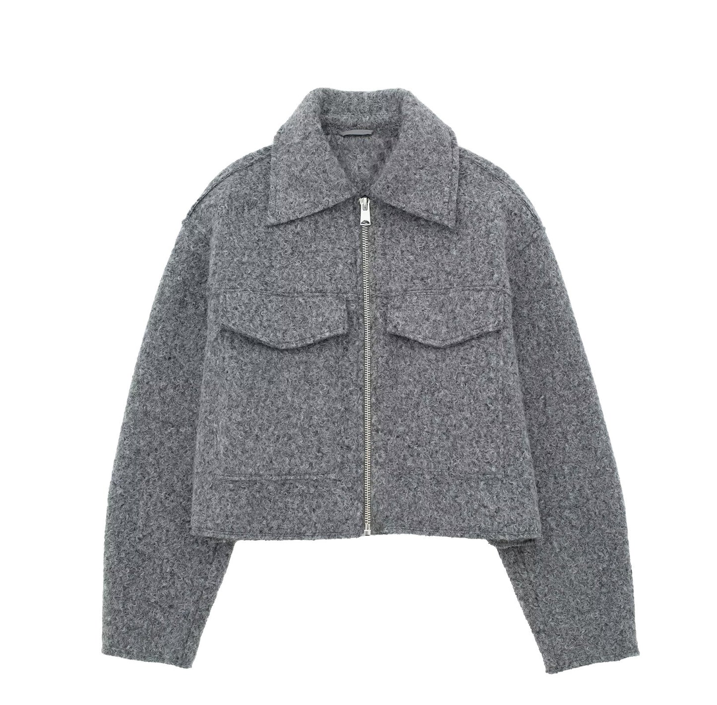 Nora - Cropped Tweed Jacket