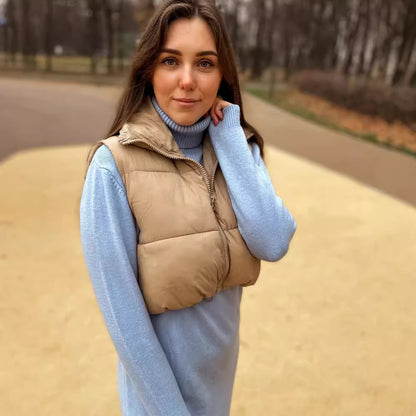 Lena - Cozy Winter Puffer Vest