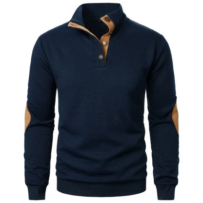 Magnus - Buttoned Casual Sweatshirt