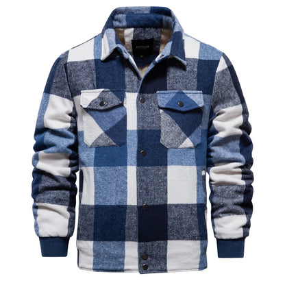 Lars – Sherpa-Lined Flannel Jacket